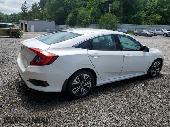 2017 Honda Civic EX-L z VIN 19XFC1F74HE014241, wystawiony jako Copart lot #59005745 z przebiegiem 55 629 mil mil oraz Czysty tytuł • Clean title. Historia ofert i sprzedaży dostępna na DreamBid. Obrazek 3.