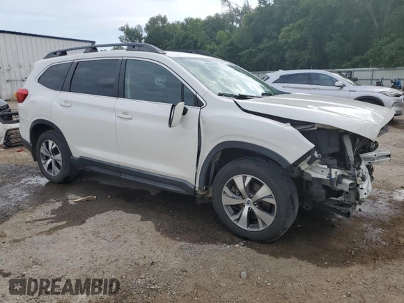 2019 Subaru Ascent Premium with VIN 4S4WMAFD7K3401900, listed as a Copart auction lot 60243585 with 110,334 mi miles and Salvage title. Bid and sale history available at DreamBid. Image 4.