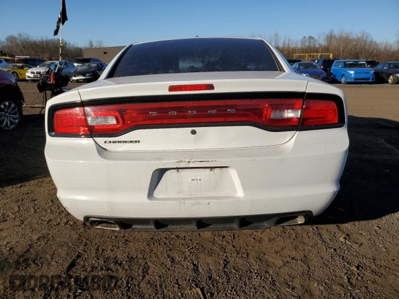 2012 Dodge Charger Police with VIN 2C3CDXAG7CH305585, listed as a Copart auction lot 39346493 with 99,917 mi miles and Salvage Title. Bid and sale history available at carsss.com. Image 6.