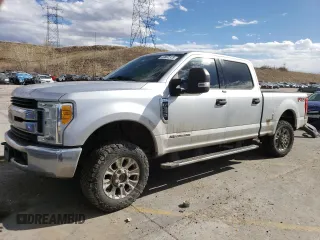 2017 Ford F-350 Platinum with VIN 1FT8W3BT8HEC21001, listed as a Copart auction lot 49862375 with 177,267 mi miles and Salvage Title. Bid and sale history available at DreamBid. Image 1.
