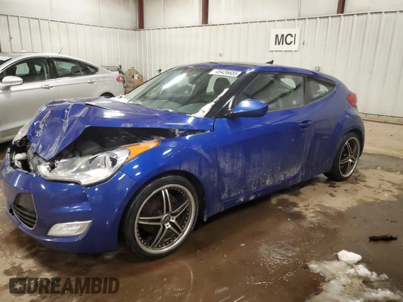 2012 Hyundai Veloster w/Gray Int with VIN KMHTC6AD4CU046982, listed as a Copart auction lot 45426685 with 212,158 mi miles and Clean title. Bid and sale history available at DreamBid. Image 1.
