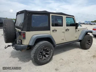 2017 Jeep Wrangler Unlimited Sport with VIN 1C4BJWDG5HL670282, listed as a Copart auction lot 52332905 with 106,022 mi miles and Salvage Title. Bid and sale history available at carsss.com. Image 3.