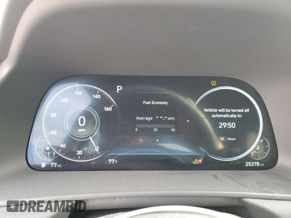 2021 Hyundai Sonata SEL Plus with VIN 5NPEJ4J27MH124513, listed as a Copart auction lot 60113514 with 25,378 mi miles and Salvage Title. Bid and sale history available at DreamBid. Image 9.