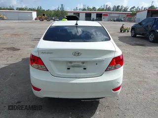 2014 Hyundai Accent GLS with VIN KMHCU4AE8EU608539, listed as a IAAI auction lot 41946784 with 106,709 mi miles and . Bid and sale history available at carsss.com. Image 15.