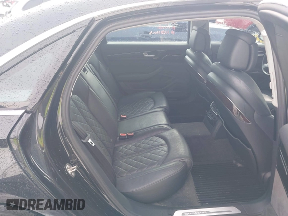 2015 Audi A8 L 4.0T with VIN WAU32AFD2FN033629, listed as a IAAI auction lot 41448956 with 120,364 mi miles. Bid and sale history available at carsss.com. Image 8.