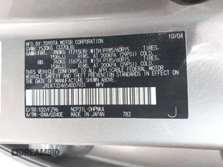 2005 Scion xB z VIN JTLKT324654007931, wystawiony jako IAAI lot #41798184 z przebiegiem 163 769 mil mil oraz . Historia ofert i sprzedaży dostępna na DreamBid. Obrazek 9.