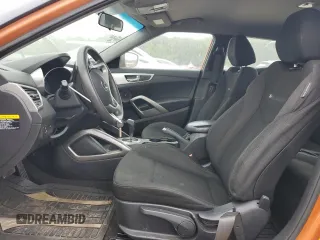 2015 Hyundai Veloster RE:FLEX with VIN KMHTC6AD8FU235946, listed as a Copart auction lot 53929235 with 143,526 mi miles and Clean Title. Bid and sale history available at carsss.com. Image 7.