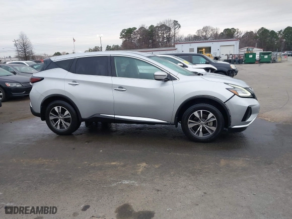 2020 Nissan Murano S with VIN 5N1AZ2AJ5LN156910, listed as a IAAI auction lot 41556051 with 63,678 mi miles. Bid and sale history available at carsss.com. Image 13.