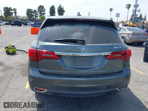 2014 Acura MDX Tech Pkg with VIN 5FRYD3H47EB010189, listed as a IAAI auction lot 42052320 with 127,225 mi miles. Bid and sale history available at carsss.com. Image 16.