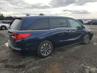 2023 Honda Odyssey EX-L with VIN 5FNRL6H69PB059019, listed as a Copart auction lot 85905154 with 33,091 mi miles and Salvage Title. Bid and sale history available at carsss.com. Image 3.