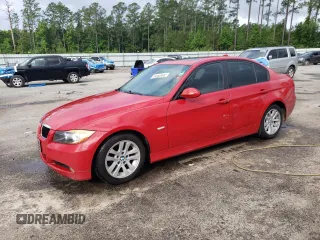2007 BMW 3 Series 328i with VIN WBAVA33517KX80212, listed as a Copart auction lot 55639855 with 246,801 mi miles and Salvage title. Bid and sale history available at DreamBid. Image 1.