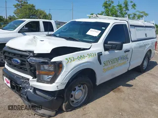 2023 Ford F-150 XL with VIN 1FTMF1CP7PKF84555, listed as a IAAI auction lot 42197597 with 12,216 mi miles and . Bid and sale history available at DreamBid. Image 18.