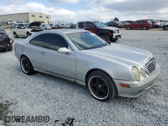 2002 Mercedes-Benz CLK 320/430 with VIN WDBLJ65GX2T095749, listed as a Copart auction lot 78332434 with 227,580 mi miles and Clean Title. Bid and sale history available at DreamBid. Image 4.