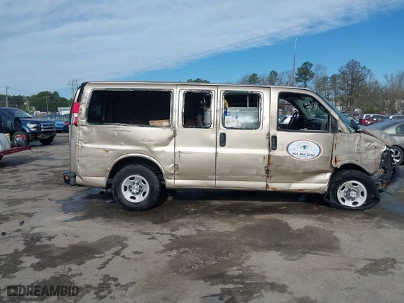 2012 Chevrolet Express Cargo Van with VIN 1GCWGFCAXC1151424, listed as a IAAI auction lot 41845447 with NaN miles. Bid and sale history available at carsss.com. Image 12.