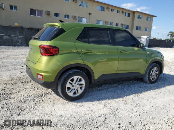 2021 Hyundai Venue SE with VIN KMHRB8A34MU106115, listed as a Copart auction lot 50939995 with 21,986 mi miles and Non Repairable. Bid and sale history available at DreamBid. Image 3.