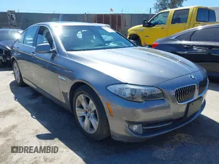 2012 BMW 5 Series 528i with VIN WBAXG5C53CDX03133, listed as a IAAI auction lot 41643009 with 105,360 mi miles. Bid and sale history available at carsss.com. Image 1.