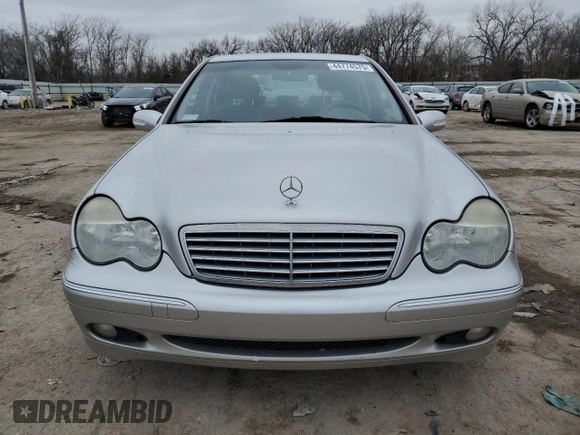2002 Mercedes-Benz C 230/260/280/320 with VIN WDBRF64J22F281843, listed as a Copart auction lot 44774575 with 125,975 mi miles and Salvage Title. Bid and sale history available at DreamBid. Image 5.