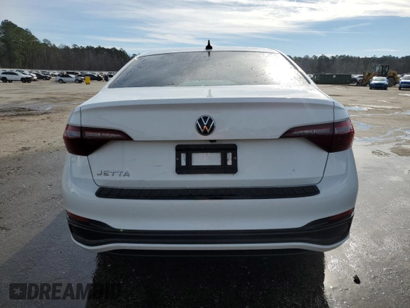 2024 Volkswagen Jetta Sport with VIN 3VWAM7BU6RM074340, listed as a Copart auction lot 45188935 with 21,061 mi miles and Salvage title. Bid and sale history available at DreamBid. Image 6.