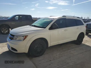 2018 Dodge Journey SE with VIN 3C4PDCABXJT277179, listed as a Copart auction lot 46536635 with 136,889 mi miles and Salvage Title. Bid and sale history available at carsss.com. Image 1.