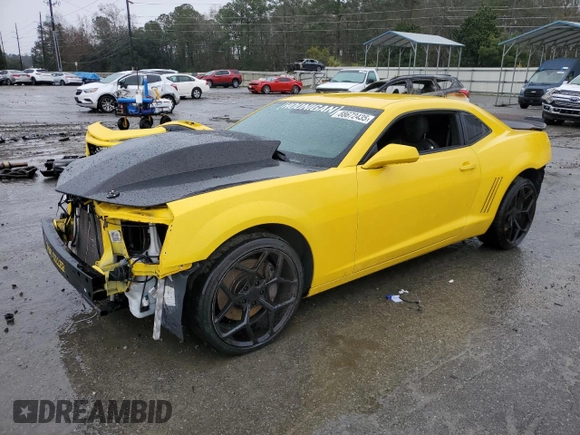 2011 Chevrolet Camaro 2SS with VIN 2G1FT1EW7B9102482, listed as a Copart auction lot 88672435 with 71,285 mi miles and Salvage Title. Bid and sale history available at DreamBid. Image 1.