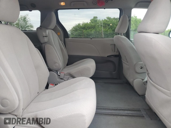 2012 Toyota Sienna LE AAS with VIN 5TDKK3DC2CS217382, listed as a Copart auction lot 58067475 with 146,769 mi miles and Salvage title. Bid and sale history available at DreamBid. Image 11.