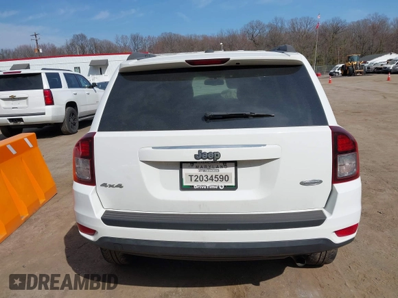 2016 Jeep Compass High Altitude with VIN 1C4NJDEB7GD662746, listed as a IAAI auction lot 41757184 with Not Provided miles and . Bid and sale history available at DreamBid. Image 16.