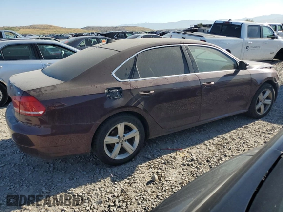 2013 Volkswagen Passat SE z VIN 1VWBH7A39DC048715, wystawiony jako Copart lot #58074325 z przebiegiem 199 807 mil mil oraz Czysty tytuł • Clean title. Historia ofert i sprzedaży dostępna na DreamBid. Obrazek 3.
