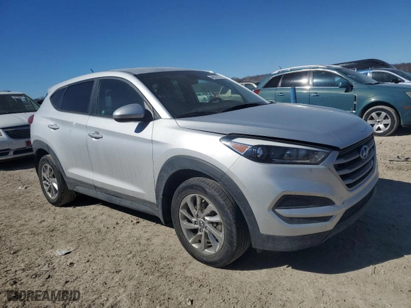 2018 Hyundai Tucson SE with VIN KM8J23A4XJU698642, listed as a Copart auction lot 46837525 with 53,846 mi miles and Salvage Title. Bid and sale history available at carsss.com. Image 4.