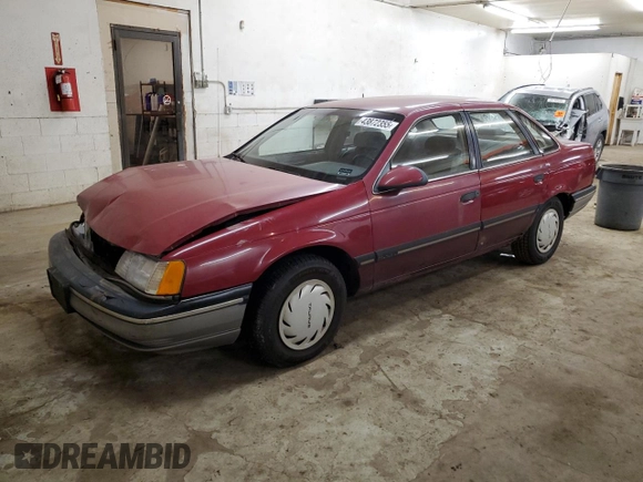 1989 Ford Taurus z VIN 1FABP50U0KG204981, wystawiony jako Copart lot #43872355 z przebiegiem 56 250 mil mil oraz Czysty tytuł • Clean title. Historia ofert i sprzedaży dostępna na DreamBid. Obrazek 1.