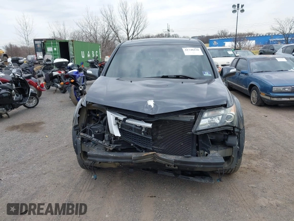2013 Acura MDX with VIN 2HNYD2H25DH517086, listed as a IAAI auction lot 41748238 with 109,219 mi miles. Bid and sale history available at carsss.com. Image 12.