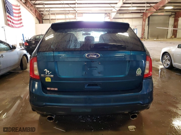 2011 Ford Edge SEL with VIN 2FMDK3JC3BBA25767, listed as a Copart auction lot 46619385 with 89,909 mi miles and Salvage Title. Bid and sale history available at carsss.com. Image 6.