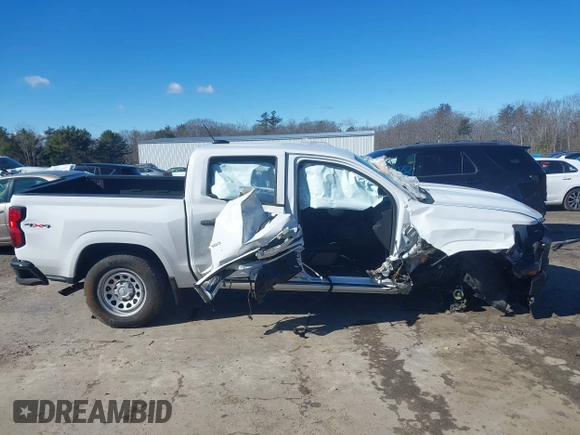 2023 Chevrolet Colorado 4WD Work Truck with VIN 1GCGTBEC1P1183966, listed as a IAAI auction lot 41717632 with 36,395 mi miles and . Bid and sale history available at DreamBid. Image 12.