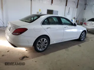 2017 Mercedes-Benz C 300 with VIN 55SWF4KB2HU231119, listed as a Copart auction lot 50199945 with 135,564 mi miles and Clean Title. Bid and sale history available at carsss.com. Image 3.