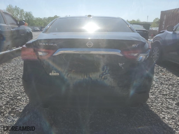 2017 Nissan Maxima SR with VIN 1N4AA6AP3HC437085, listed as a Copart auction lot 53365395 with 95,944 mi miles and Salvage Title. Bid and sale history available at carsss.com. Image 6.