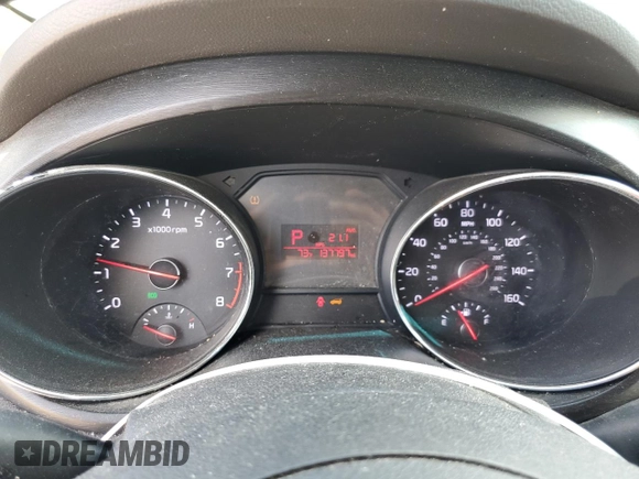 2016 Kia Sedona LX with VIN KNDMB5C10G6134592, listed as a Copart auction lot 56881974 with 137,797 mi miles and Salvage Title. Bid and sale history available at carsss.com. Image 9.