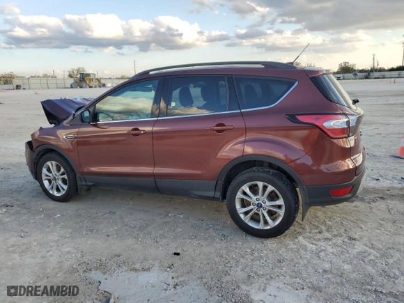 2018 Ford Escape SE with VIN 1FMCU0GD1JUB85143, listed as a Copart auction lot 47042535 with 0 mi miles and Salvage Title. Bid and sale history available at carsss.com. Image 2.