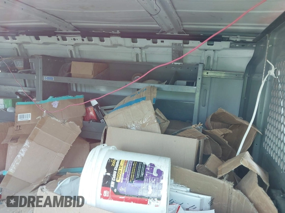 2012 Chevrolet Express Cargo Van with VIN 1GCWGFCA6C1147841, listed as a IAAI auction lot 42042056 with 248,374 mi miles. Bid and sale history available at carsss.com. Image 8.