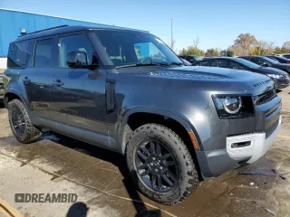 2024 Land Rover Defender S with VIN SALEJ7EX4R2286317, listed as a Copart auction lot 75647954 with 11,710 mi miles and Salvage title. Bid and sale history available at DreamBid. Image 4.