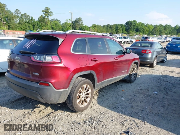 2019 Jeep Cherokee Latitude z VIN 1C4PJLCB9KD325901, wystawiony jako IAAI lot #42234702 z przebiegiem 212 784 mil mil oraz . Historia ofert i sprzedaży dostępna na DreamBid. Obrazek 4.