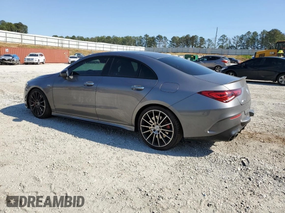2022 Mercedes-Benz CLA 35 AMG with VIN W1K5J5BB2NN296072, listed as a Copart auction lot 44534784 with 44,666 mi miles and . Bid and sale history available at DreamBid. Image 2.