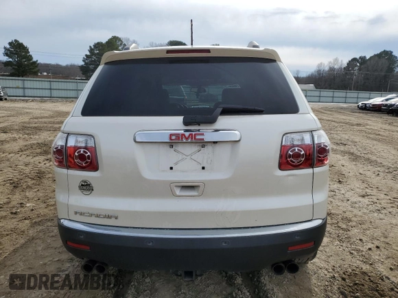 2012 GMC Acadia SLT2 with VIN 1GKKRSED7CJ257553, listed as a Copart auction lot 87649405 with 141,012 mi miles and Salvage Title. Bid and sale history available at carsss.com. Image 6.