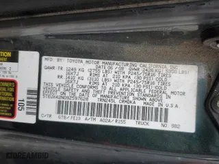 2009 Toyota Tacoma with VIN 5TEUX42N09Z597628, listed as a Copart auction lot 51799555 with 272,872 mi miles and Clean Title. Bid and sale history available at carsss.com. Image 12.