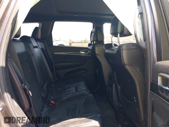 2017 Jeep Grand Cherokee Trailhawk with VIN 1C4RJFLG7HC654259, listed as a IAAI auction lot 42510197 with 103,947 mi miles and . Bid and sale history available at DreamBid. Image 8.