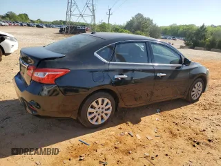 2017 Nissan Sentra SV with VIN 3N1AB7AP1HL722100, listed as a Copart auction lot 53666915 with 147,299 mi miles and Salvage Title. Bid and sale history available at carsss.com. Image 3.