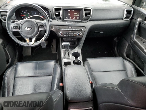 2017 Kia Sportage EX with VIN KNDPN3AC0H7221529, listed as a Copart auction lot 50746895 with 70,557 mi miles and Salvage Title. Bid and sale history available at carsss.com. Image 8.
