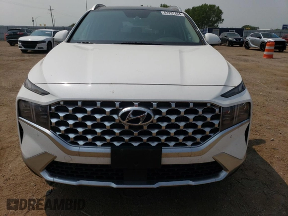 2022 Hyundai Santa Fe Hybrid Limited with VIN KM8S5DA17NU056151, listed as a Copart auction lot 63231464 with 0 mi miles and Salvage Title. Bid and sale history available at carsss.com. Image 5.