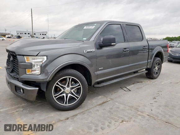2016 Ford F-150 XL with VIN 1FTEW1CP3GFD32282, listed as a Copart auction lot 54899105 with 174,054 mi miles and Salvage Title. Bid and sale history available at carsss.com. Image 1.