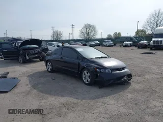 2007 Honda Civic Cpe EX with VIN 2HGFG11877H540775, listed as a IAAI auction lot 42006785 with 190,664 mi miles. Bid and sale history available at carsss.com. Image 1.