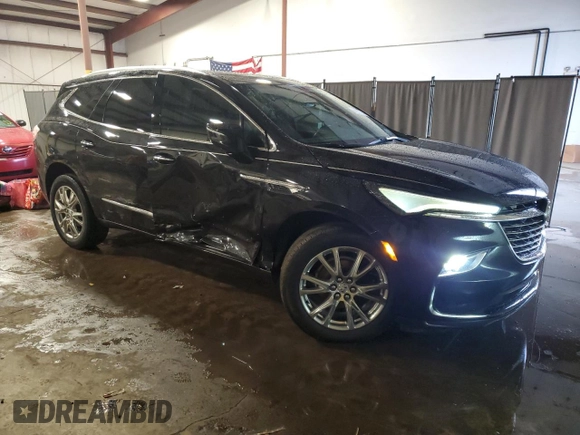 2023 Buick Enclave Essence with VIN 5GAEVAKW0PJ141364, listed as a Copart auction lot 84047794 with 21,433 mi miles and Salvage Title. Bid and sale history available at DreamBid. Image 4.