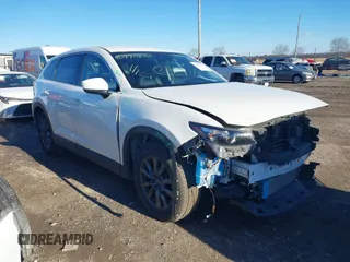 2020 Mazda CX-9 Touring with VIN JM3TCBCY3L0411017, listed as a IAAI auction lot 41392138 with 53,017 mi miles. Bid and sale history available at carsss.com. Image 1.
